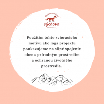 LÍŠKA v logu projektu Environmentálnej výchovy